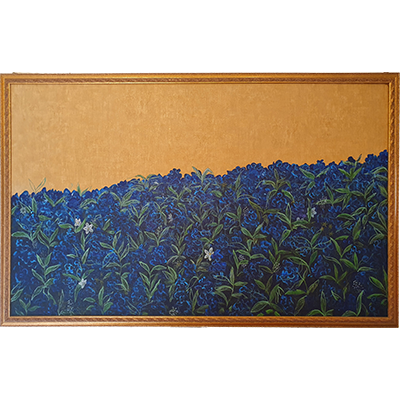 Blauwe bloemen